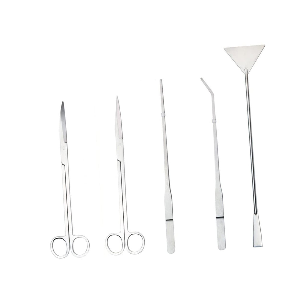 Aquarium Aquascaping Kit with 5pcs Stainless Steel Tweezers W513372