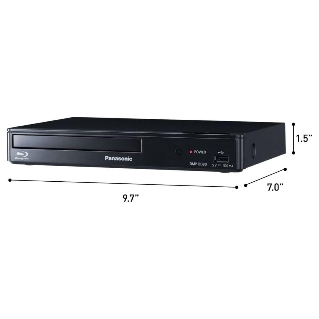 Blu-ray DVD Player with Full HD and Dolby Digital Sound T4644