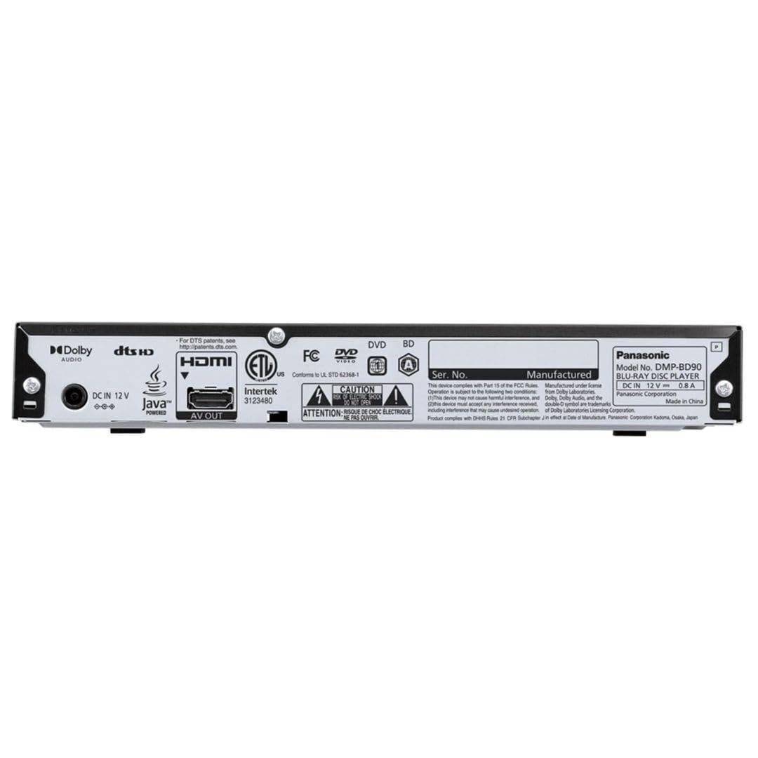Blu-ray DVD Player with Full HD and Dolby Digital Sound T4644