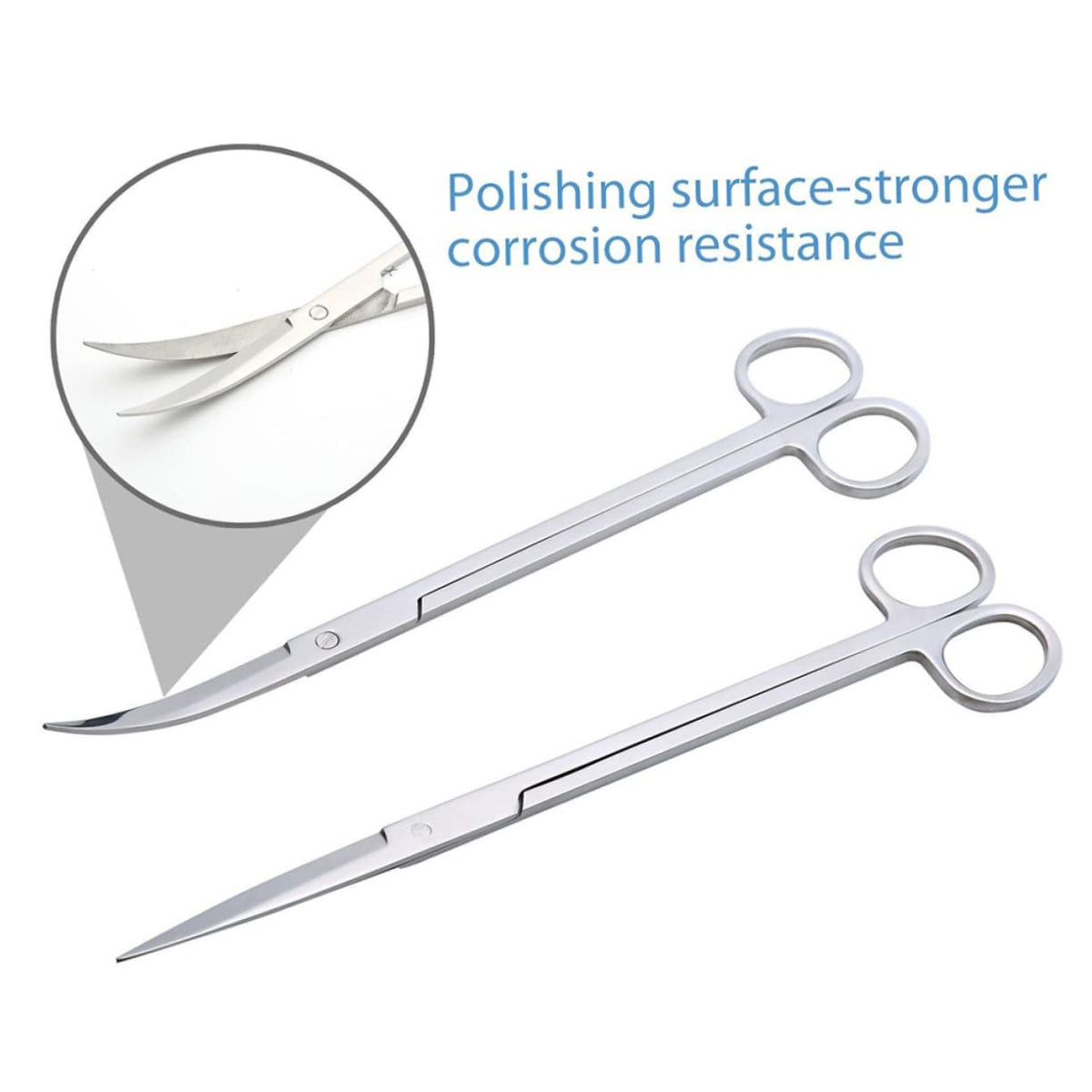 Aquarium Aquascaping Kit with 5pcs Stainless Steel Tweezers W513372