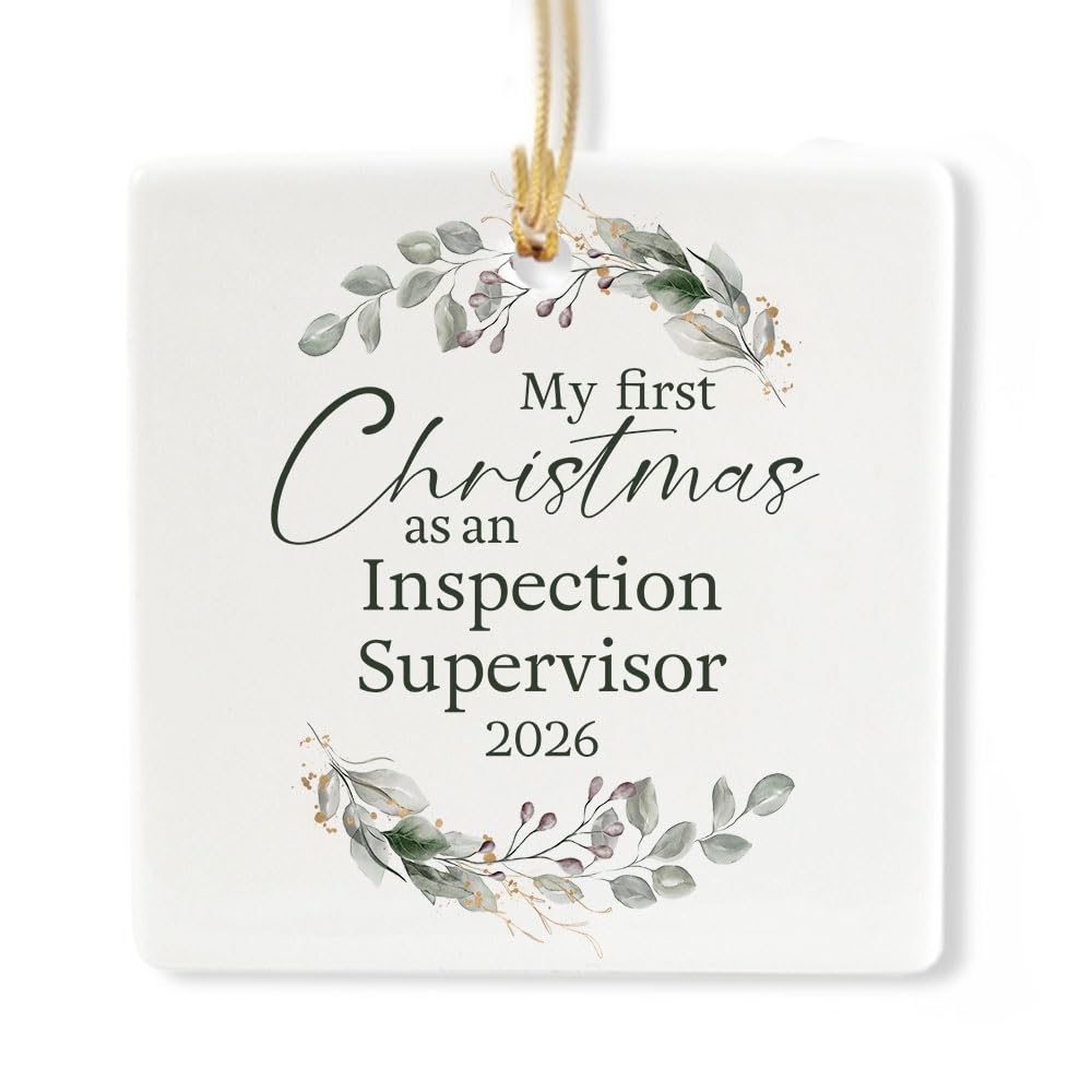 Ceramic 3-inch Square Ornament D537232