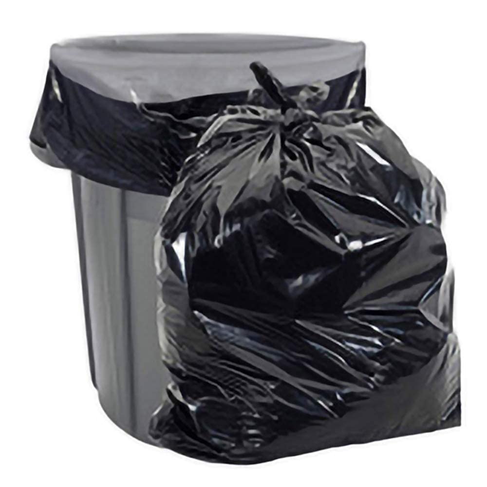 42 Gallon Black Heavy Duty Trash Bags, Pack of 100 H479645