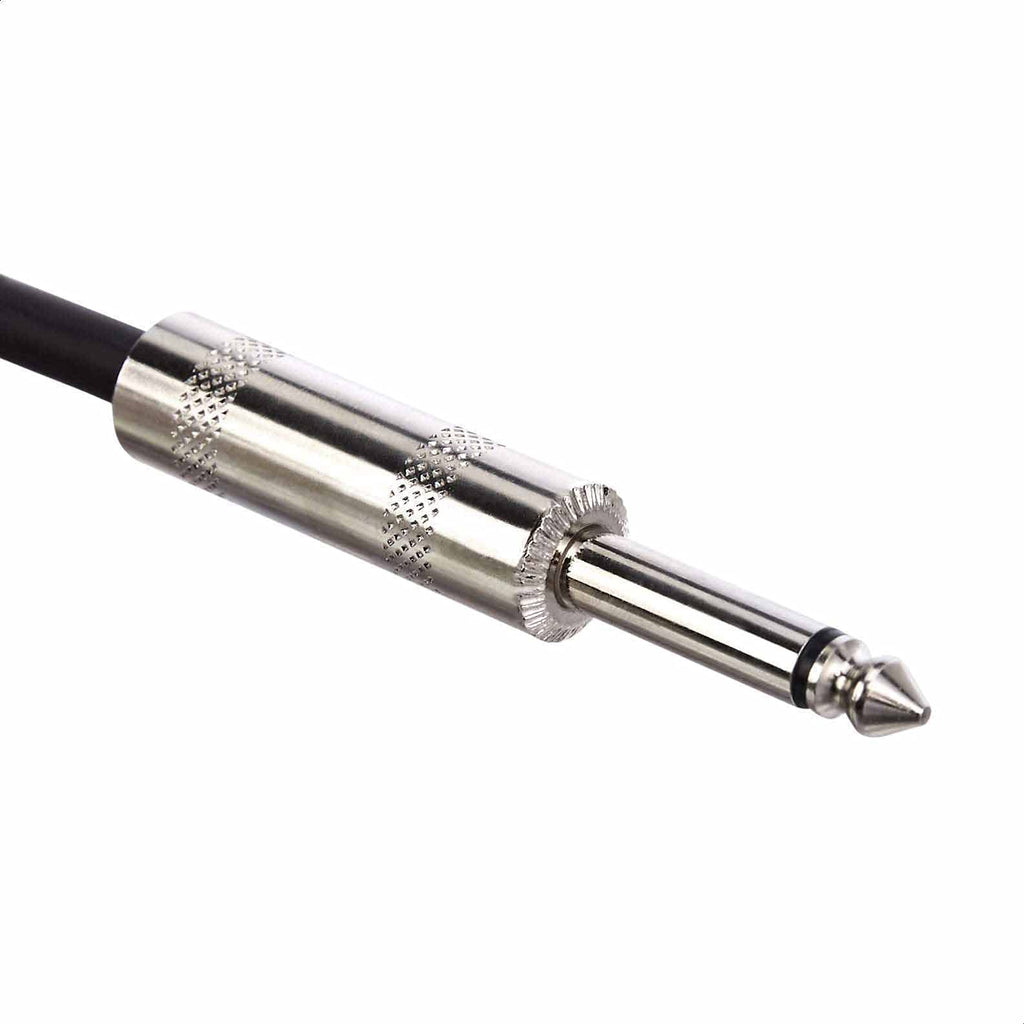 1/4 Inch Straight Instrument Cable, 10 Foot, Black Q208891