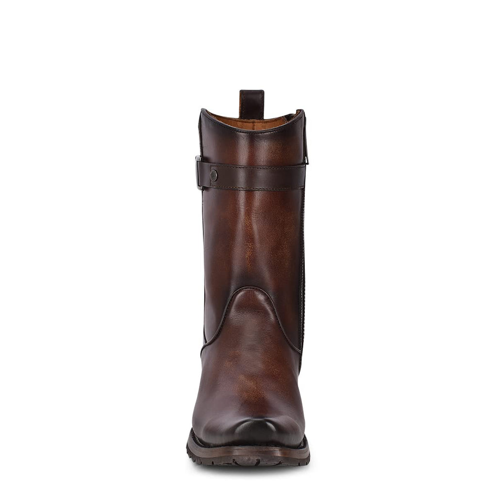 Bovine Leather Boot with Zipper N4102