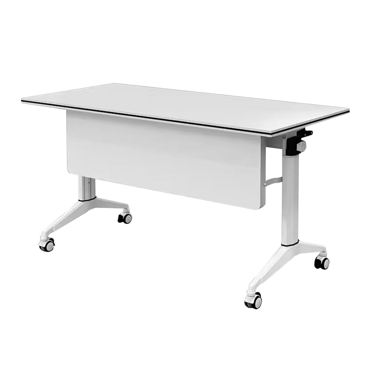 Wooden Folding Table with 360° Wheels W6723