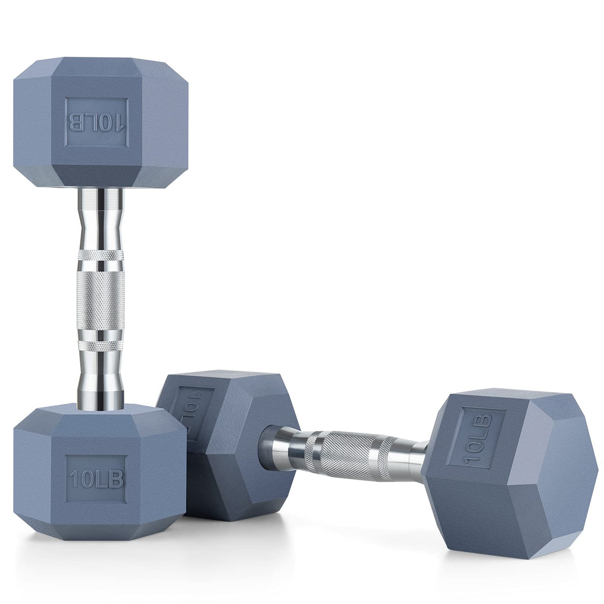 Set of 2 Rubber Dumbbell Weight H76827