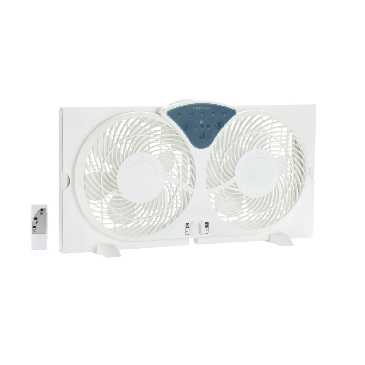 Twin Window Fan with Reversible Airflow, 3 Speeds, White S15728