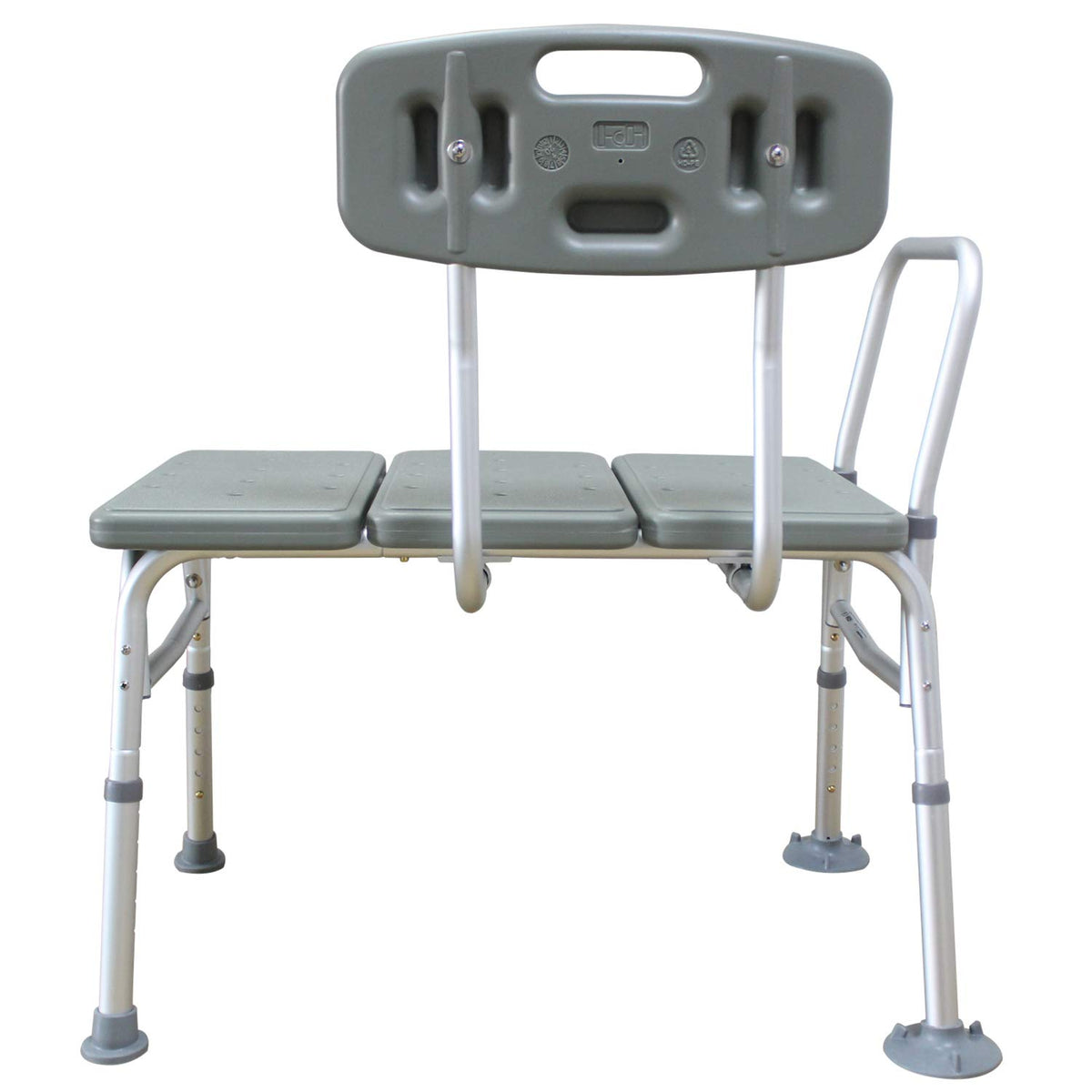 Bath Shower Transfer Bench with Backrest & Padded Armrest F814373
