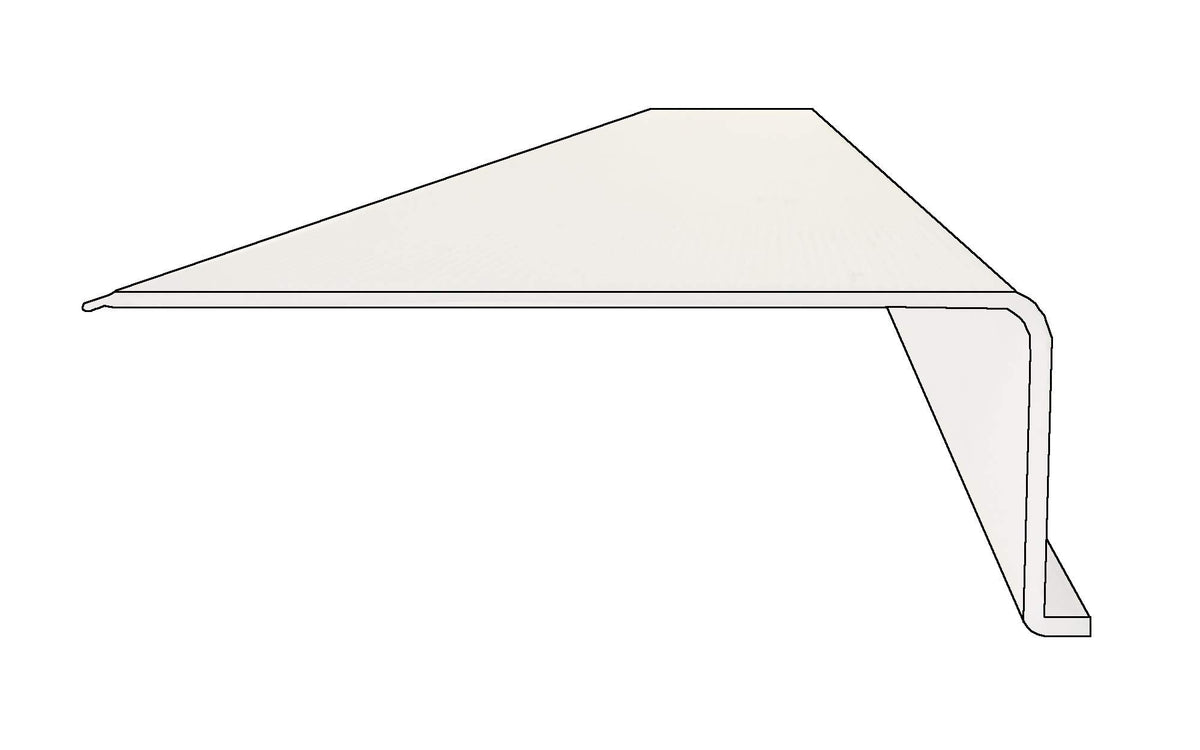 Ribbed Acrylic Replacement Lens L-Shape 2-3/4 x 1 x 24" P984