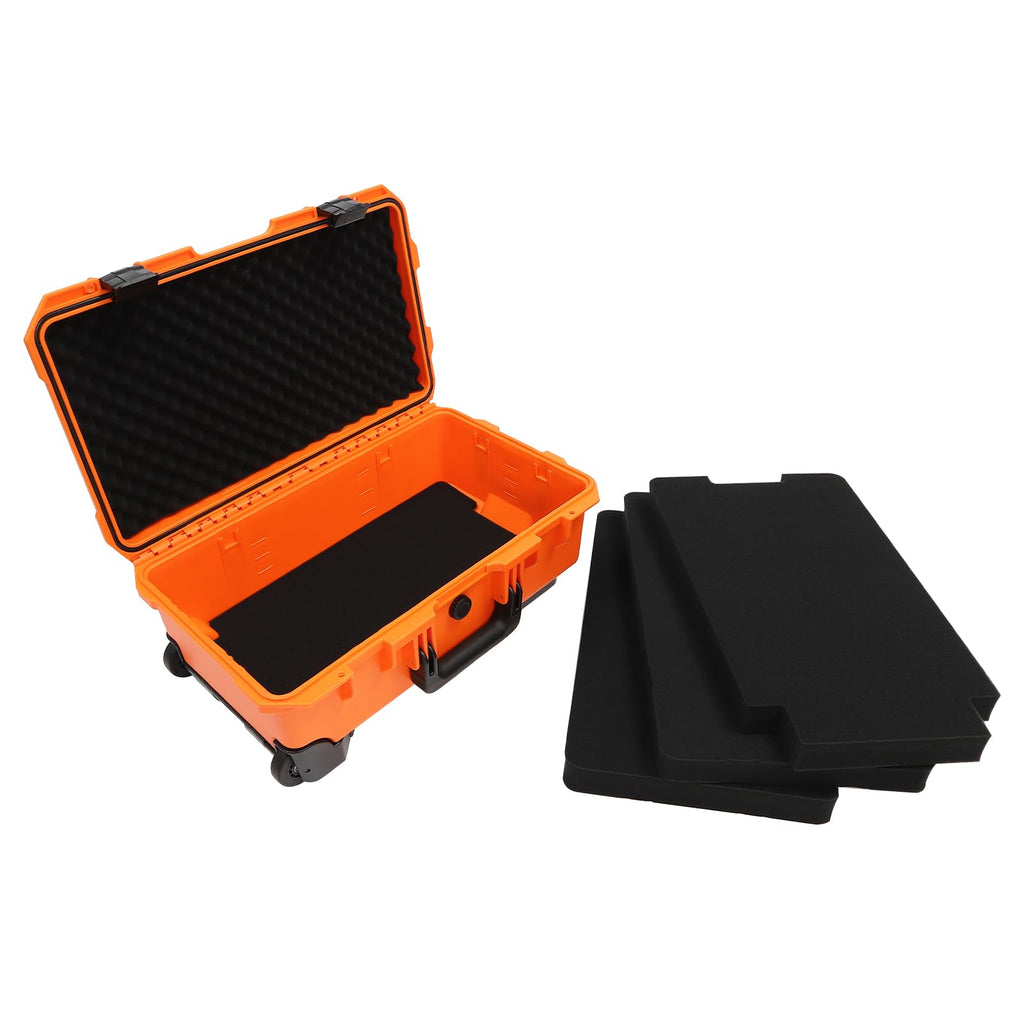 22" Rolling Waterproof Hard Camera Case with Customizable Foam H8192