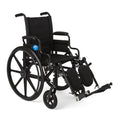 Lightweight Wheelchair with 18" Wide Seat and 300 lb. Weight Capacity Q871
