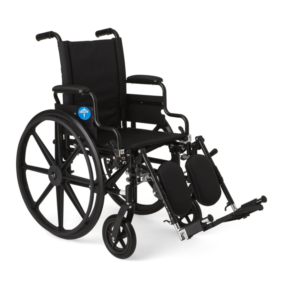 Lightweight Wheelchair with 18" Wide Seat and 300 lb. Weight Capacity Q871