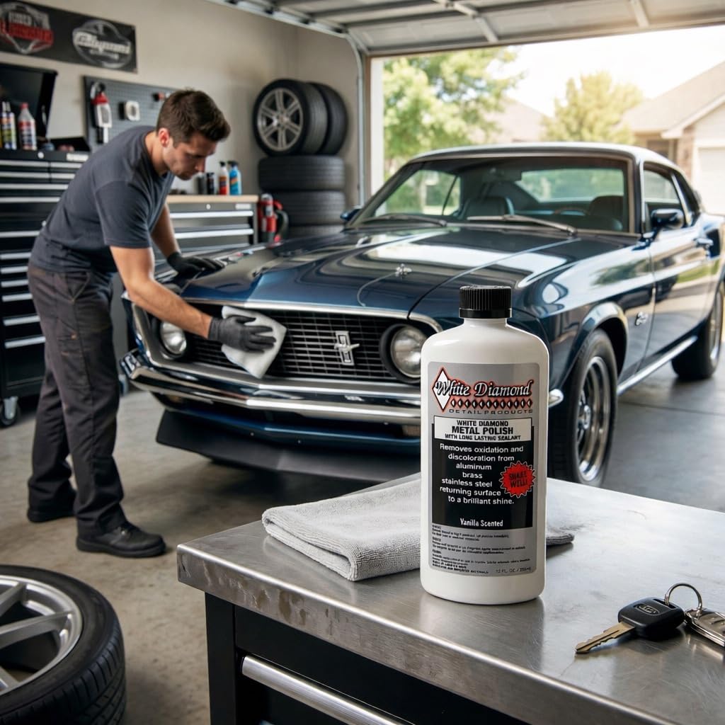 White Diamond Metal Polish & Sealant 3 Pack N71537