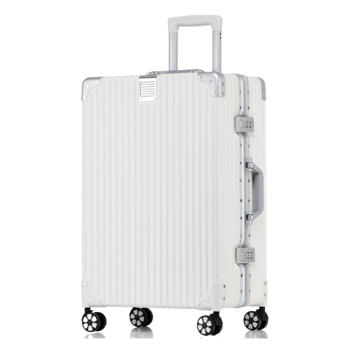 Zipperless Aluminum Frame 20 Inch Carry On Suitcase H571484