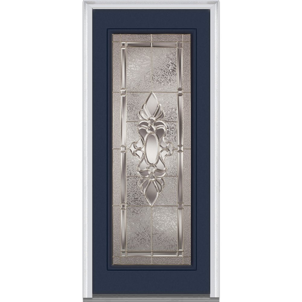 Fiberglass Smooth Left Hand In-Swing Exterior Prehung Door 36"x80" D736