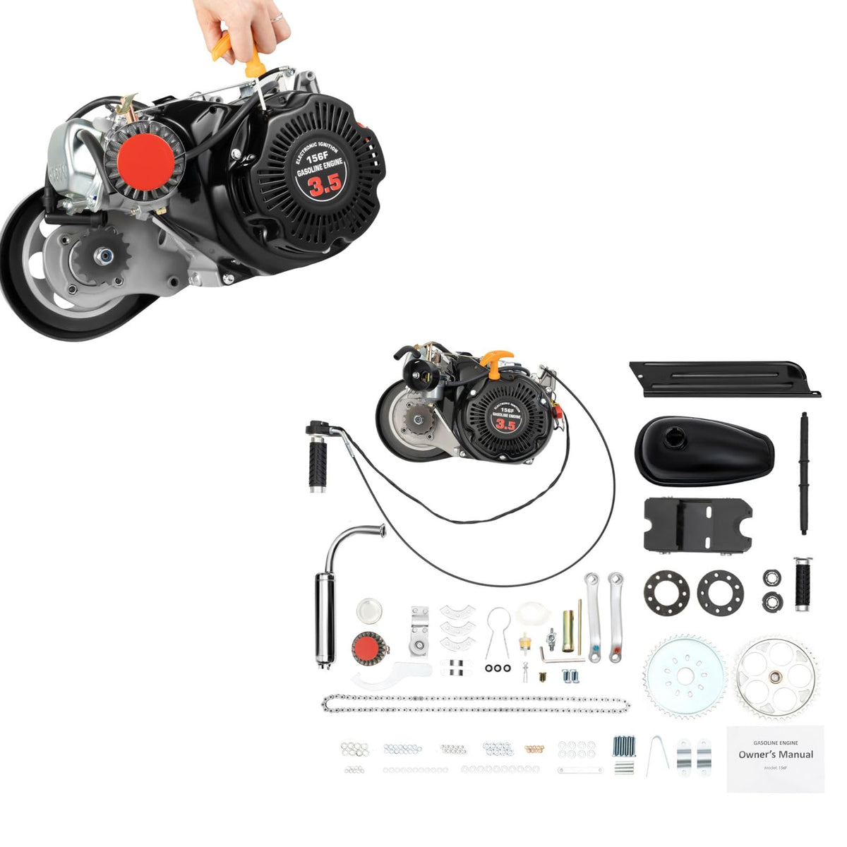 2-Stroke Air-Cooling Bicycle Engine Kit T35059