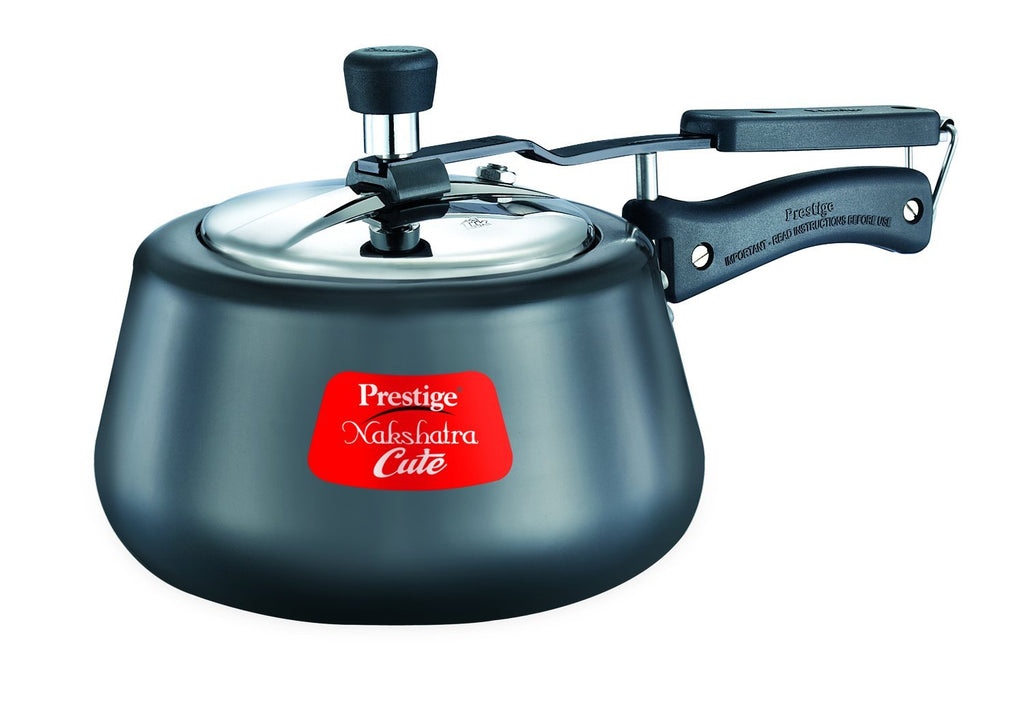 2 Litres Charcoal Black Hard Anodized Aluminum Pressure Cooker Z3084