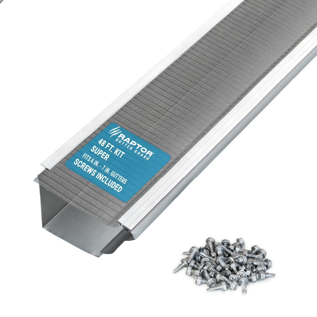 Stainless Steel Micro-Mesh Gutter Guard Kit 48 Ft. O109562