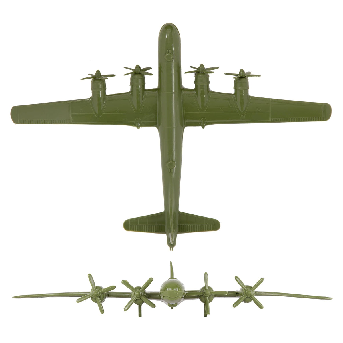 OD Green Plastic Bomber Plane U35693