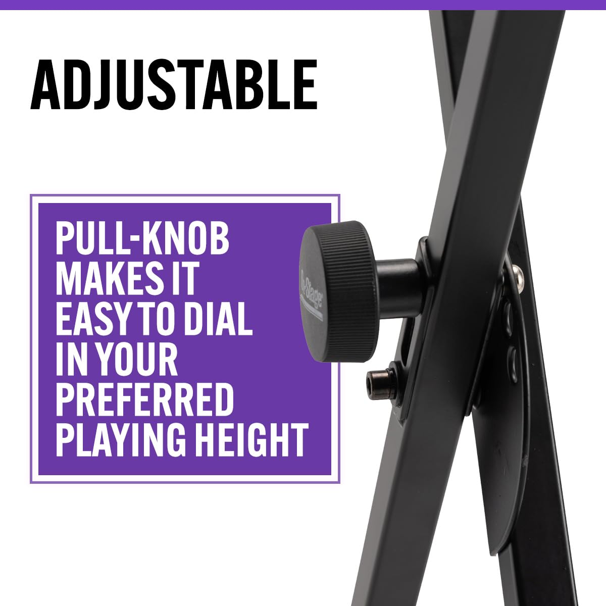 Double-X Keyboard Stand with Lok-Tight Construction N7596