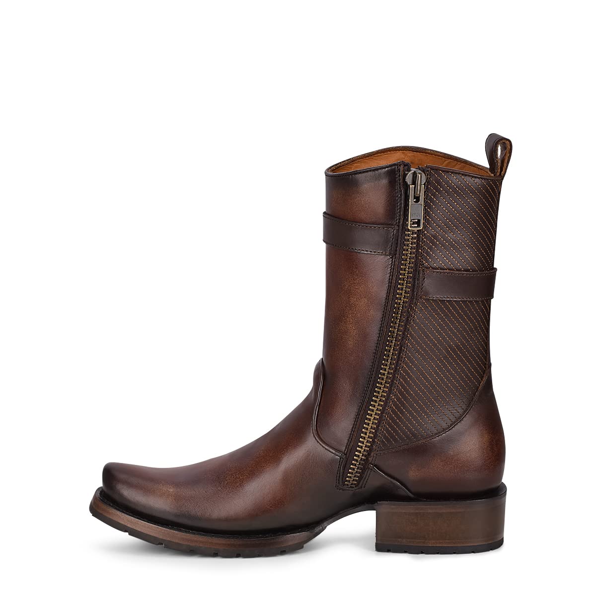Bovine Leather Boot with Zipper N4102
