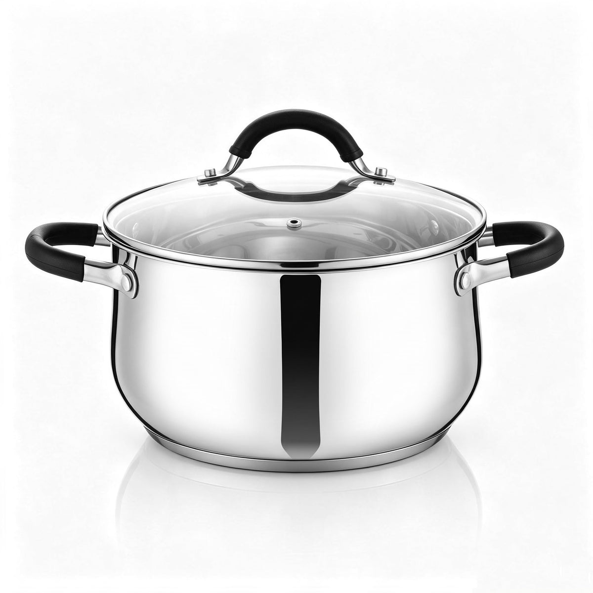 4 Quart Stainless Steel Stock Pot with Lid W624048