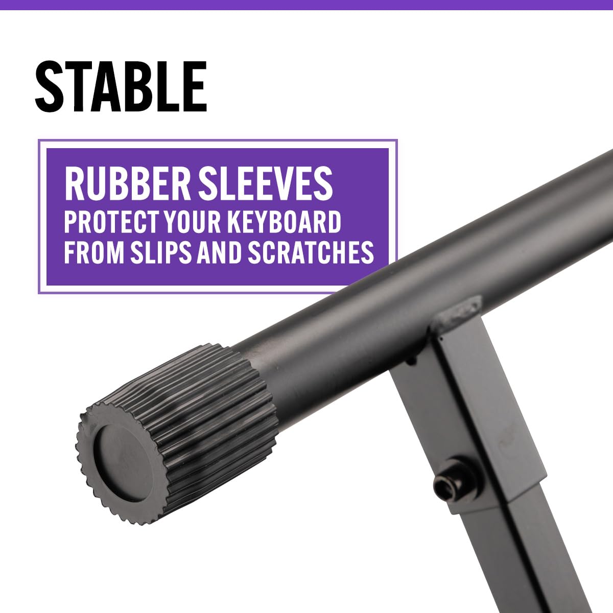 Double-X Keyboard Stand with Lok-Tight Construction N7596