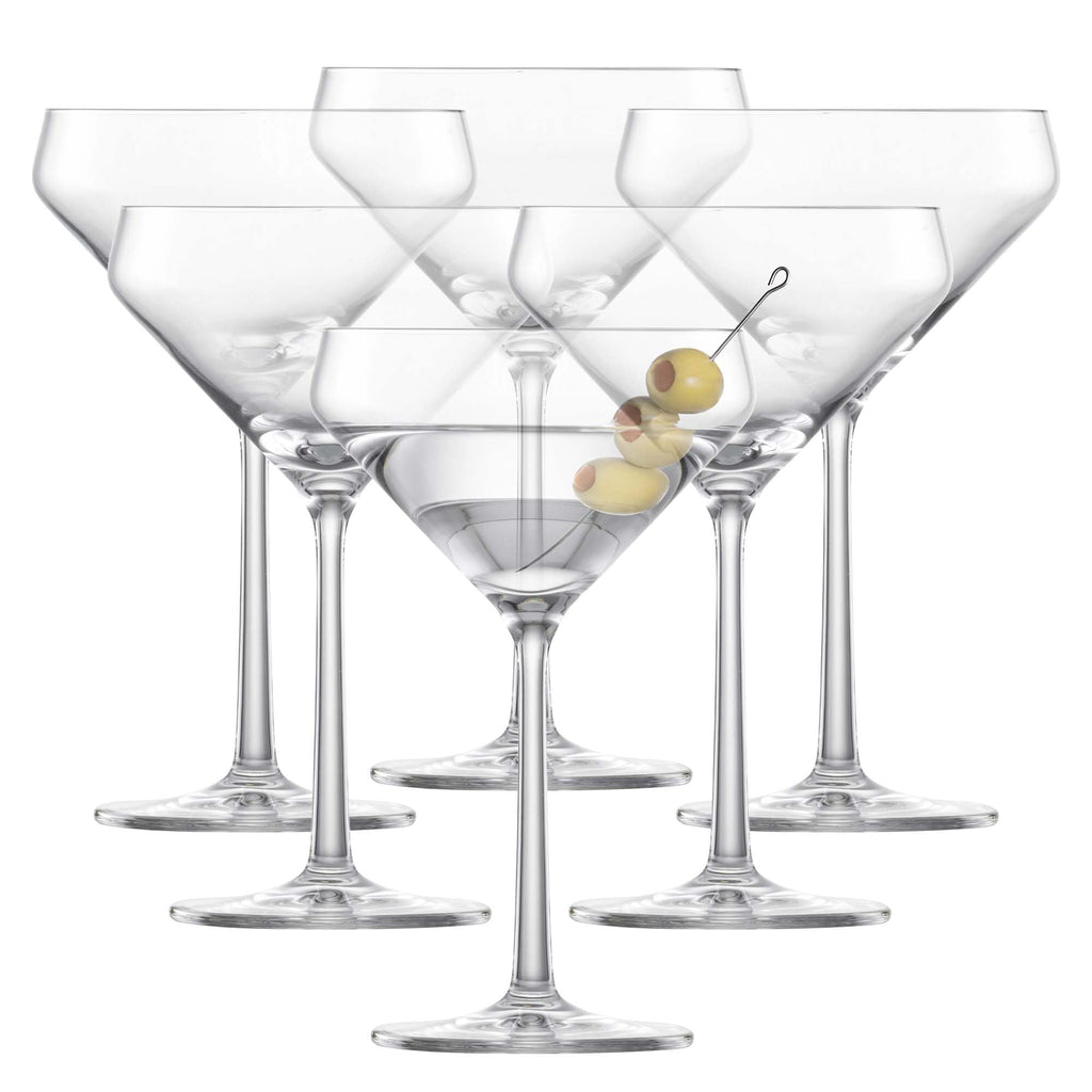 Martini Glass Set of 6 Dishwasher-Safe Tritan Crystal 12.3 Ounce I97747