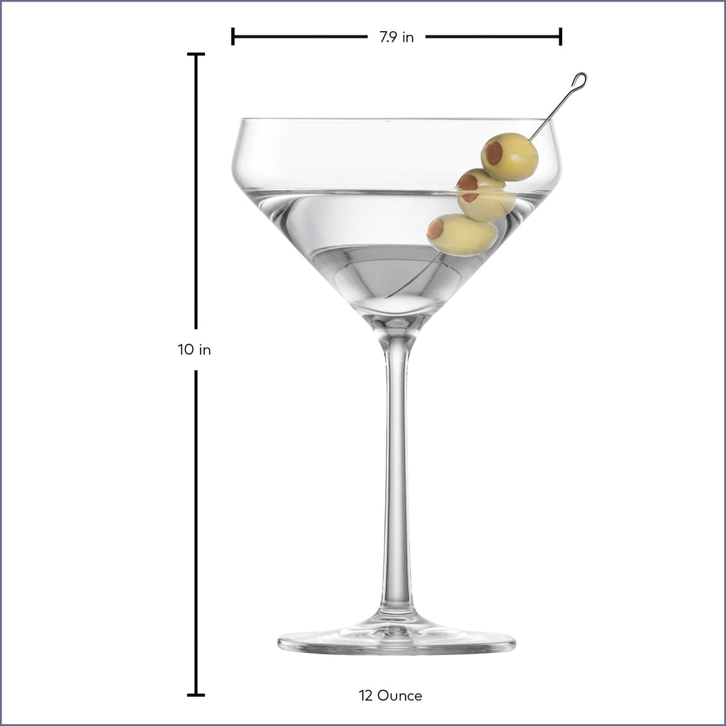 Martini Glass Set of 6 Dishwasher-Safe Tritan Crystal 12.3 Ounce I97747