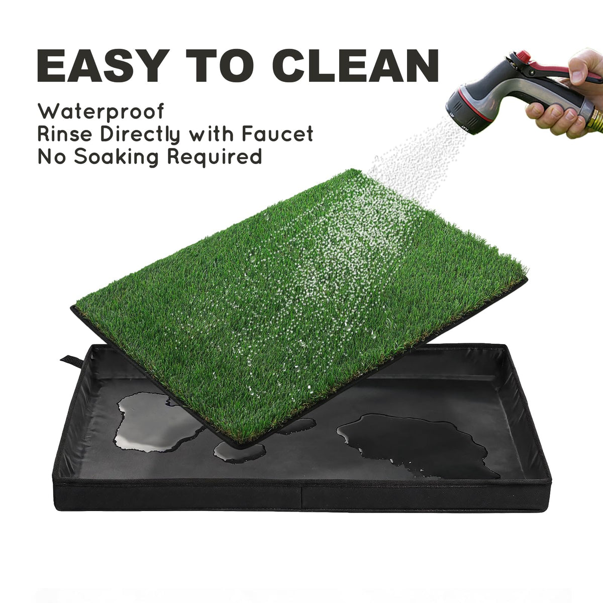 Dog Grass Pad with Dog Litter Box M9680