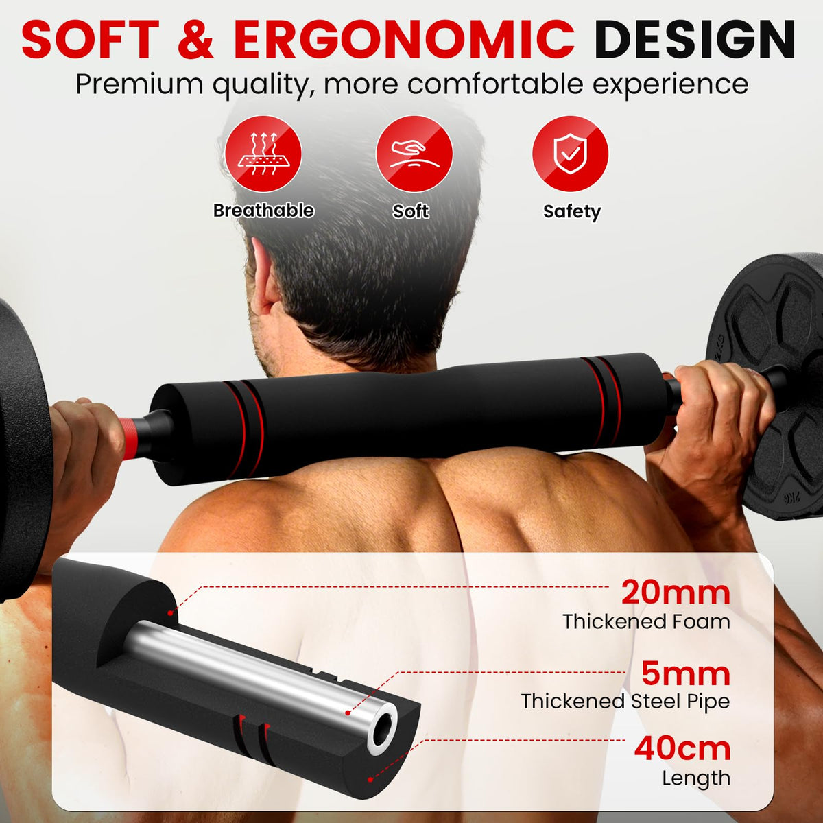 Adjustable 5-in-1 Dumbbell Set with Connector N501452