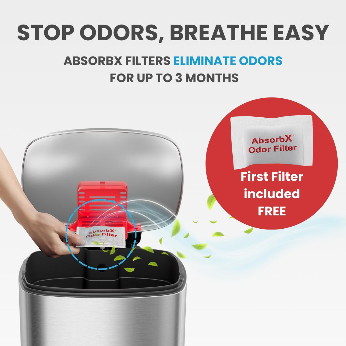 13.2 Gallon Stainless Steel Step Trash Can with Lid L72019