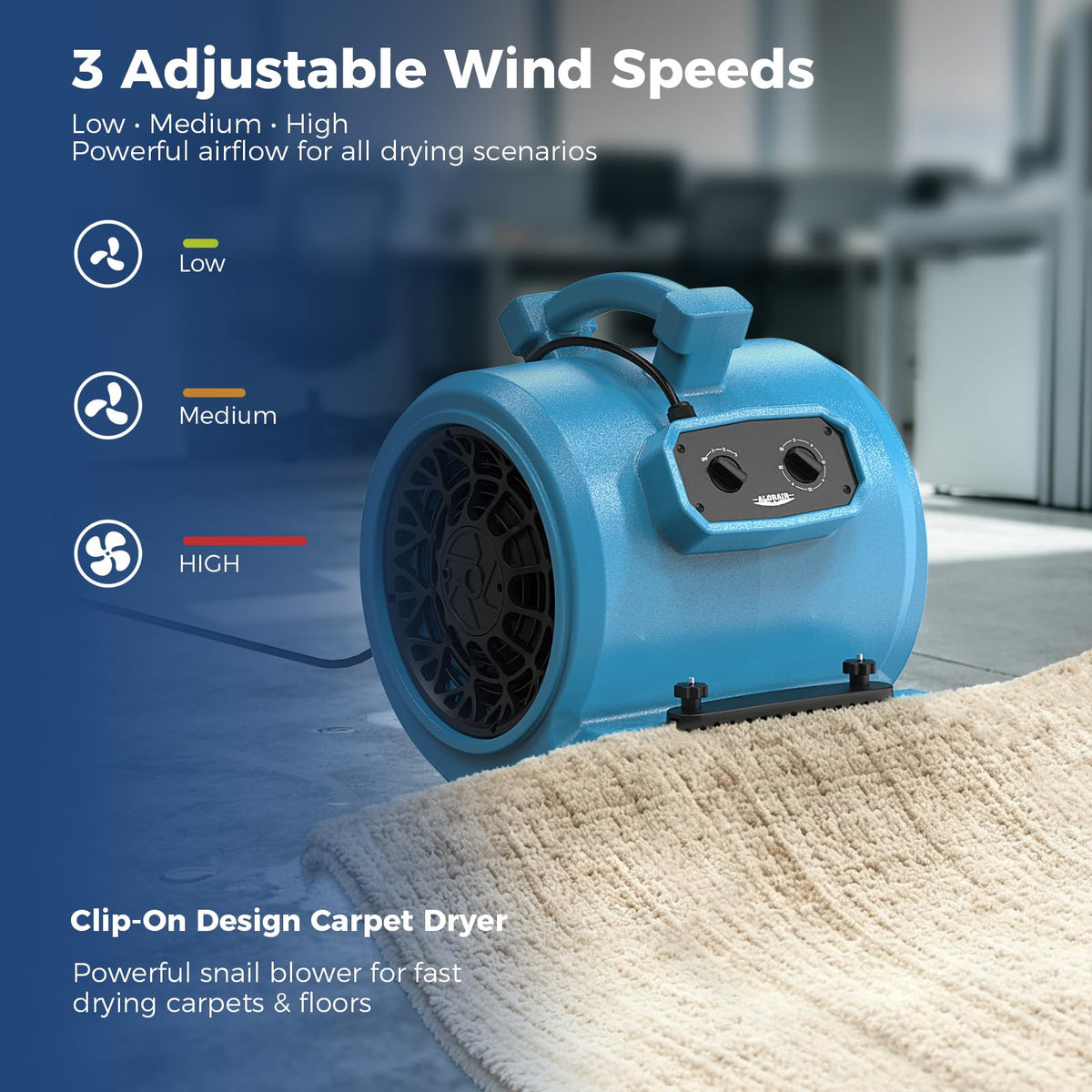 3 Speed Floor Drying Fan G6707
