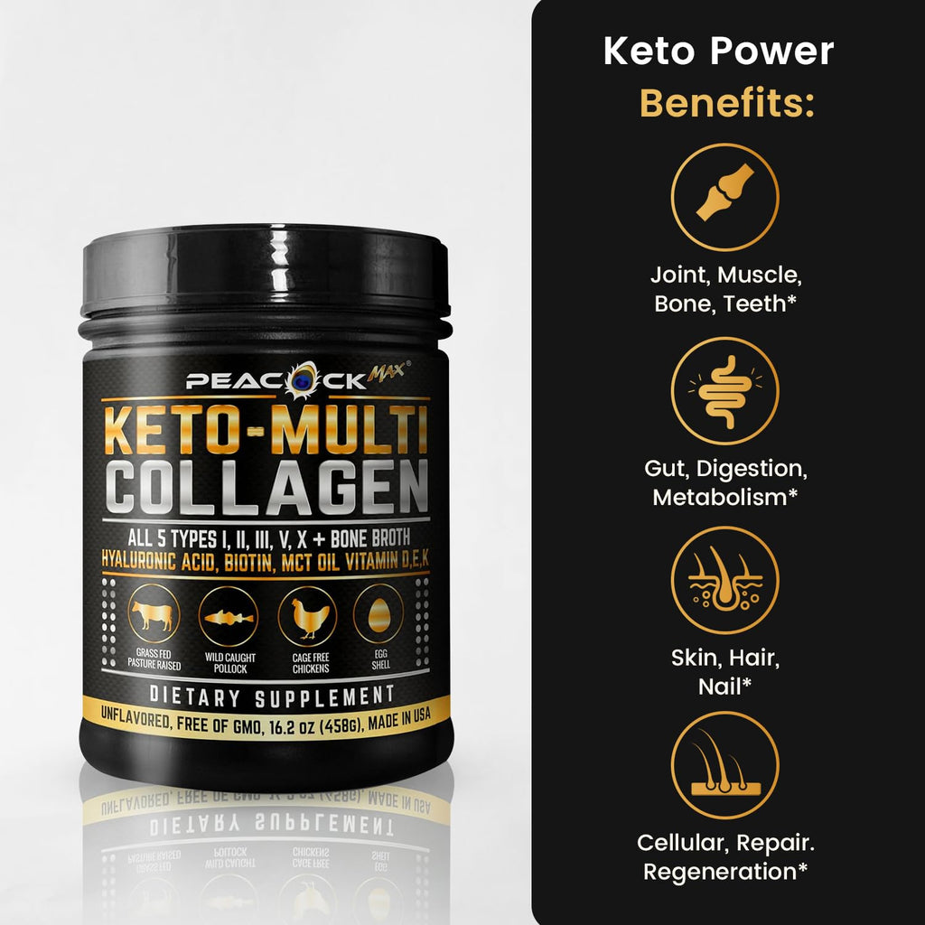 Multi Collagen Protein Powder 16.2 oz Pack of 6 Unflavored D939298