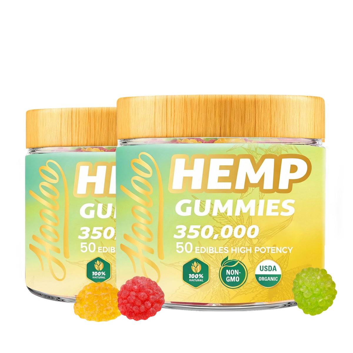 Fruity Hemp Gummies 2 Packs H50238