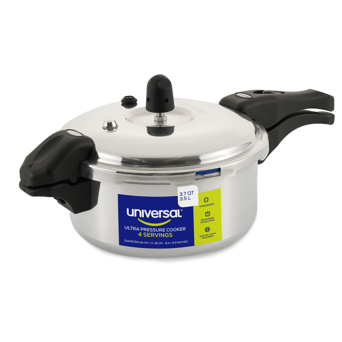 3.7 Qt Aluminum Pressure Pot D165