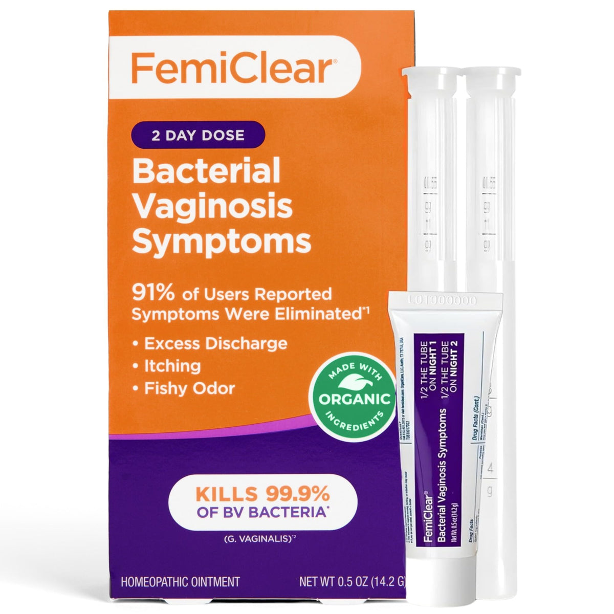 Bacterial Vaginosis Symptoms Ointment, 0.5 Oz X788825