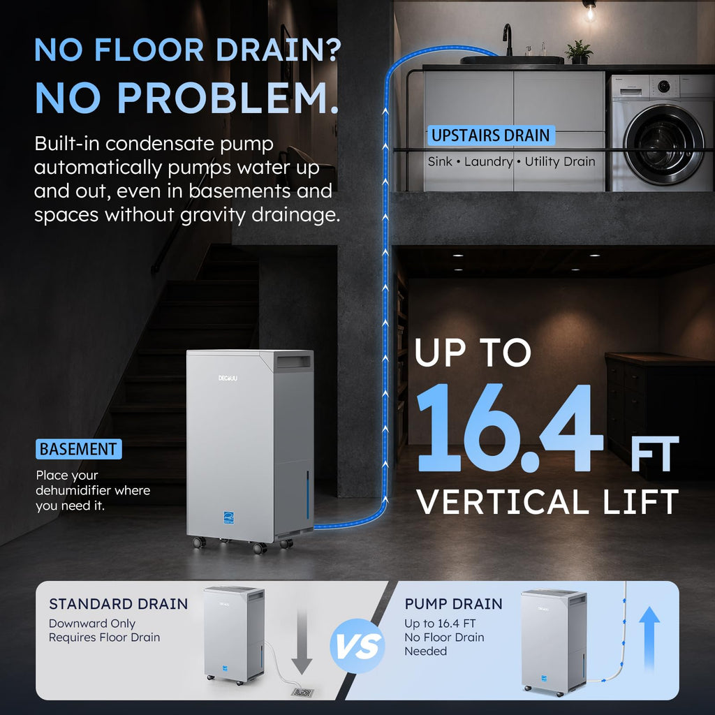 100 Pint Dehumidifier with Pump H542