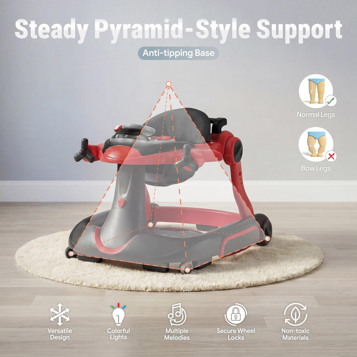 Foldable Baby Walker H20599