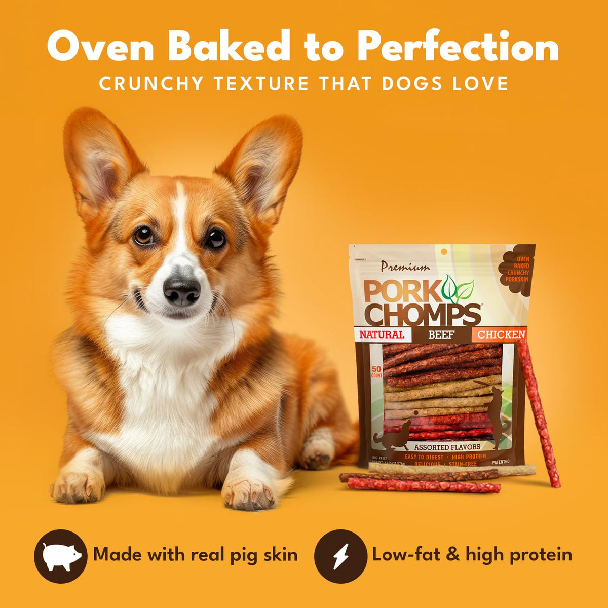Dog Chews 5 in Munchy Sticks 50 Count D560689