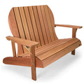 Adirondack Loveseat with Curved Armrests N28425