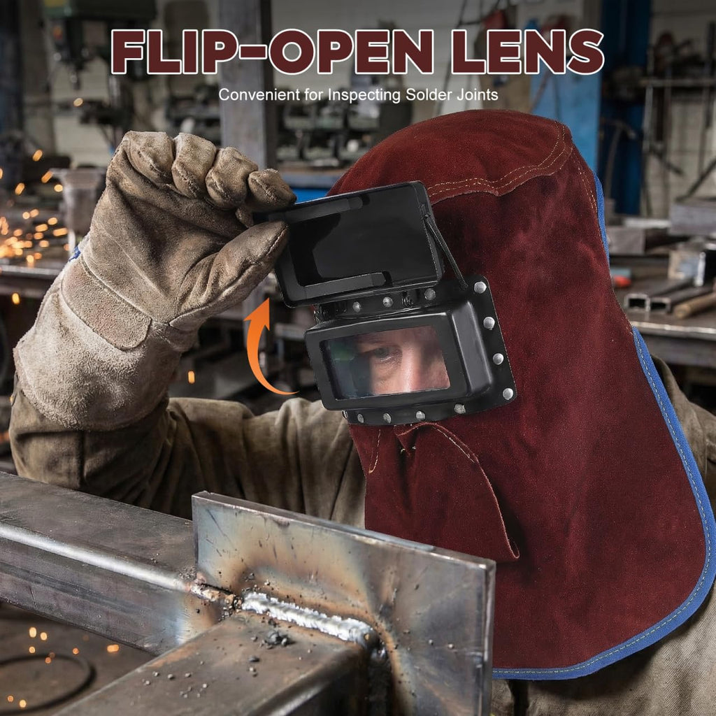 Welding Helmet Mask with Flip Open Lens E812527