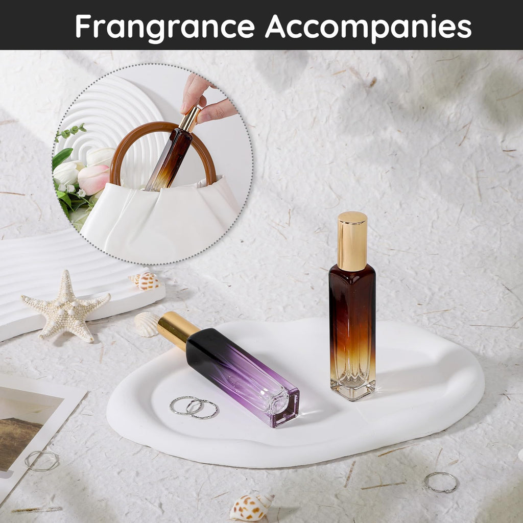 0.5oz 2pcs Empty Glass Perfume Atomizer Spray Bottles T3319