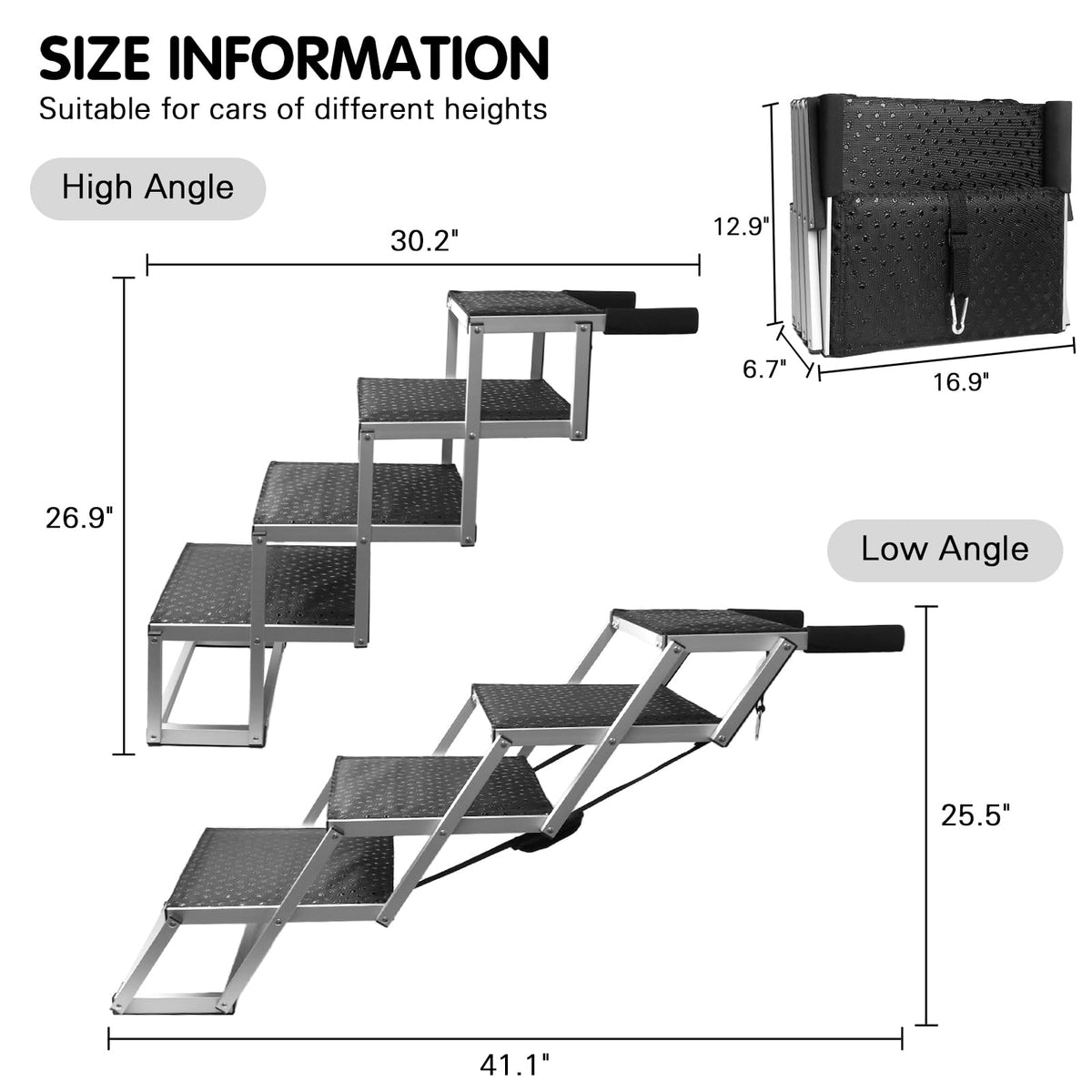 4-Step Non-Slip Pet Stairs O5405