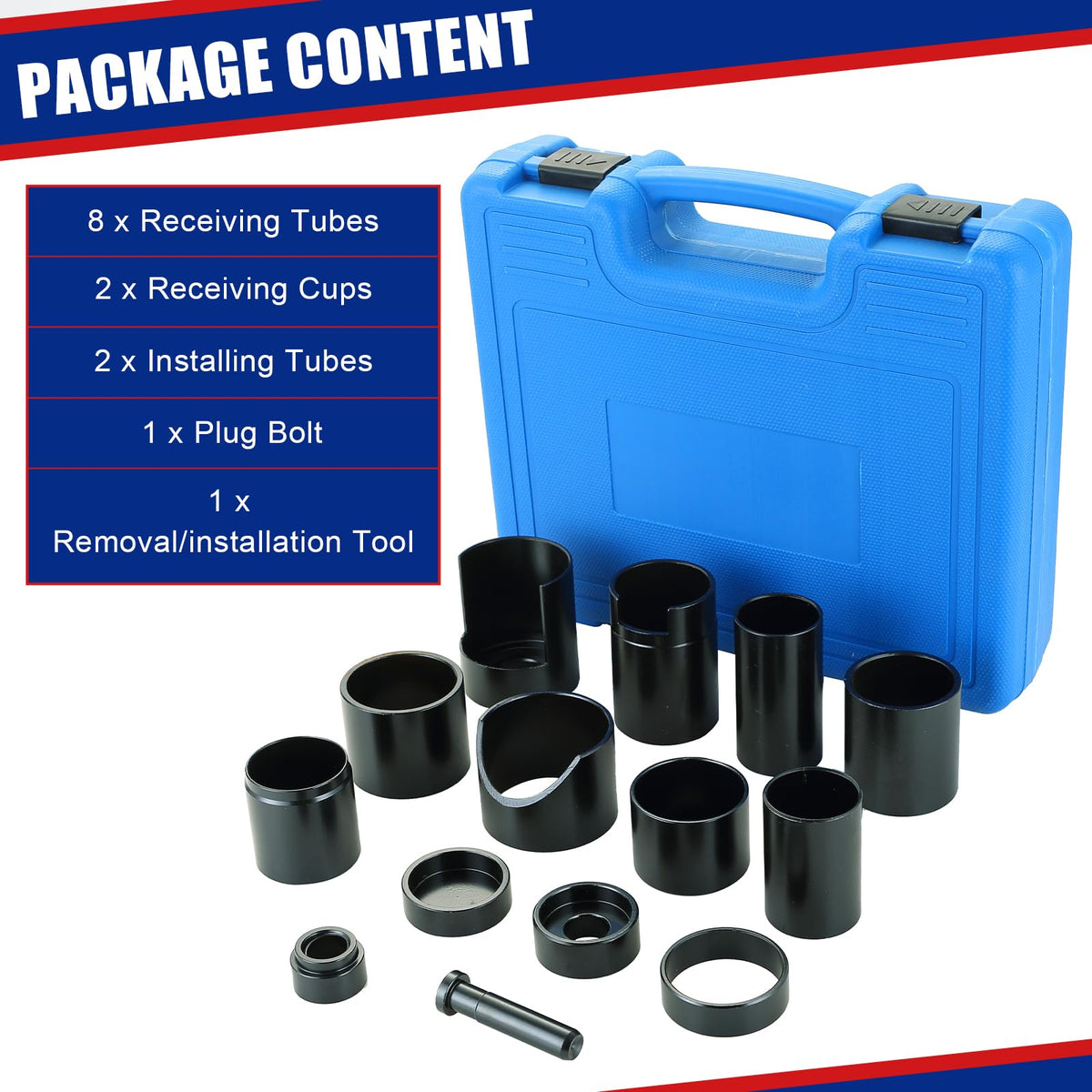 14 Piece Ball Joint Service Adapter Set E3138