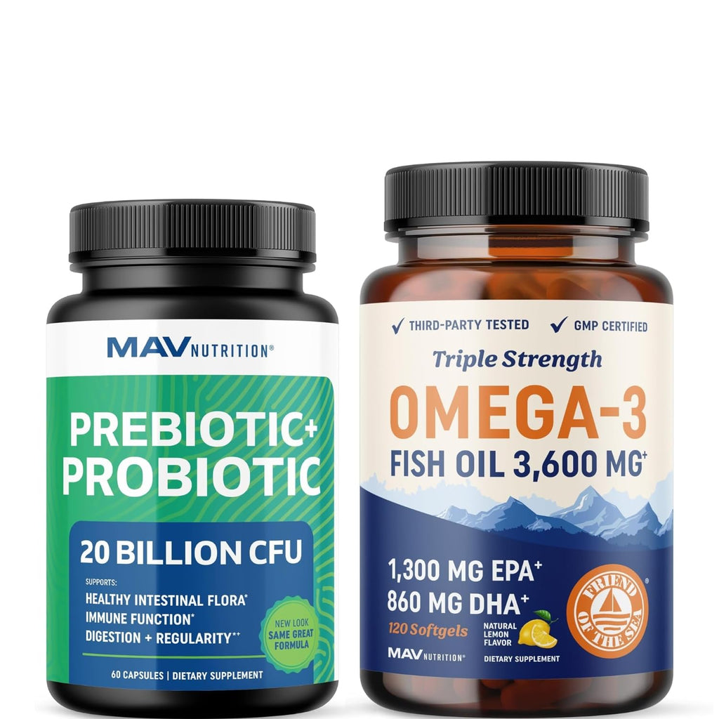 Omega 3 Fish Oil and Probiotic Capsules M173