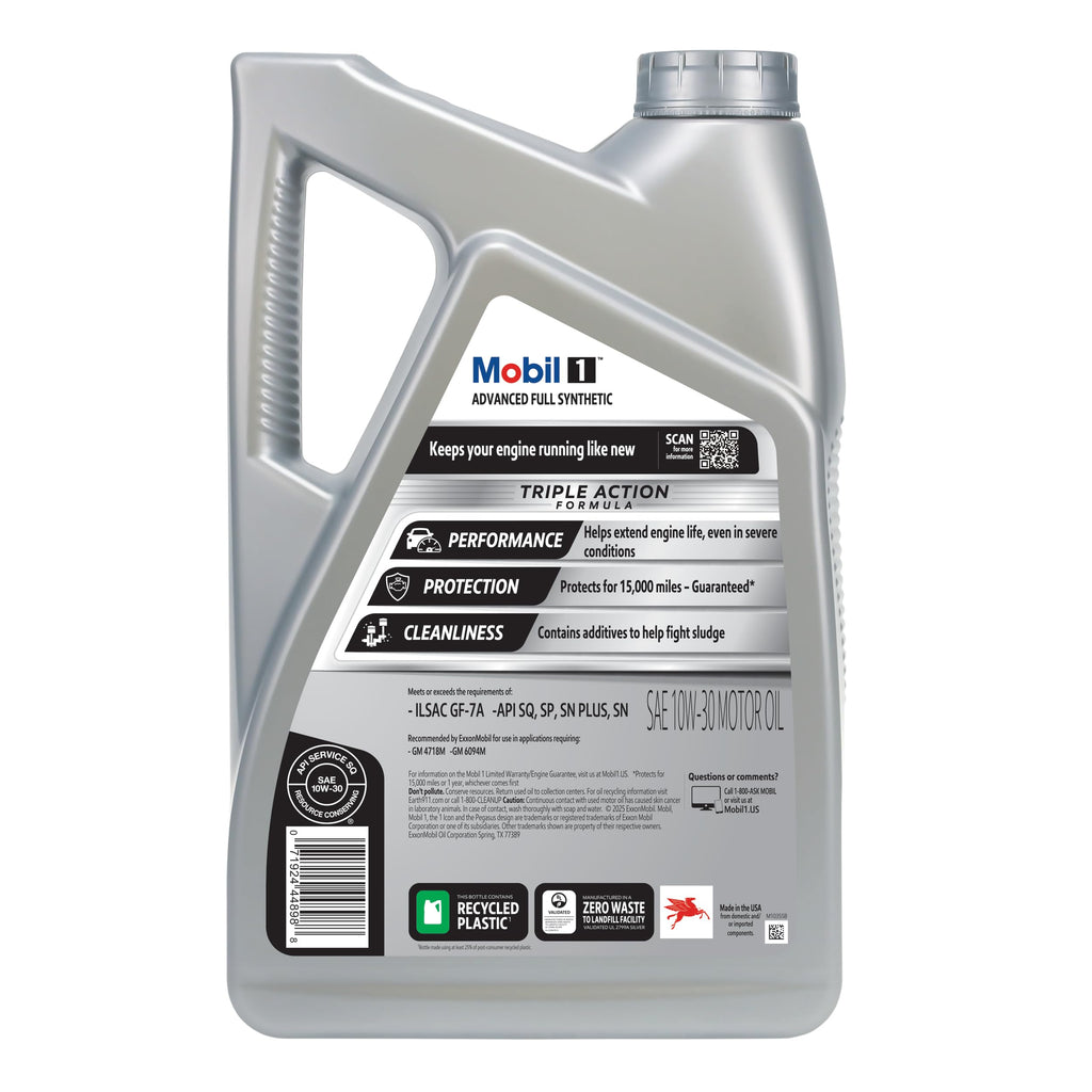 Full Synthetic 10W-30 Motor Oil 5 Quart S84863
