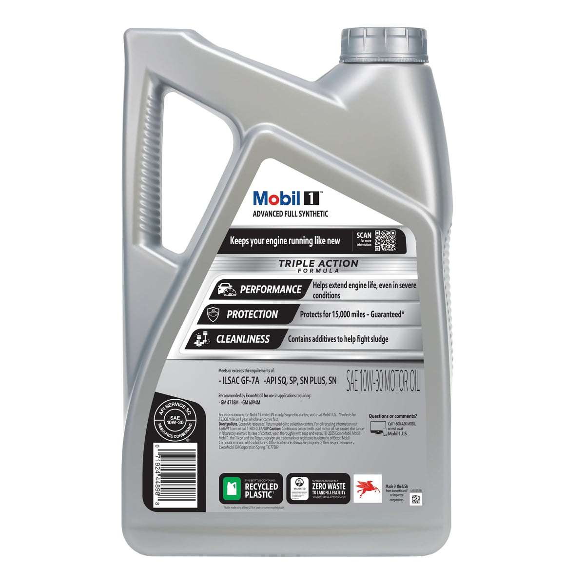 Full Synthetic 10W-30 Motor Oil 5 Quart S84863