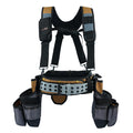 Khaki 28-Pocket Tool Belt and Suspenders I249859