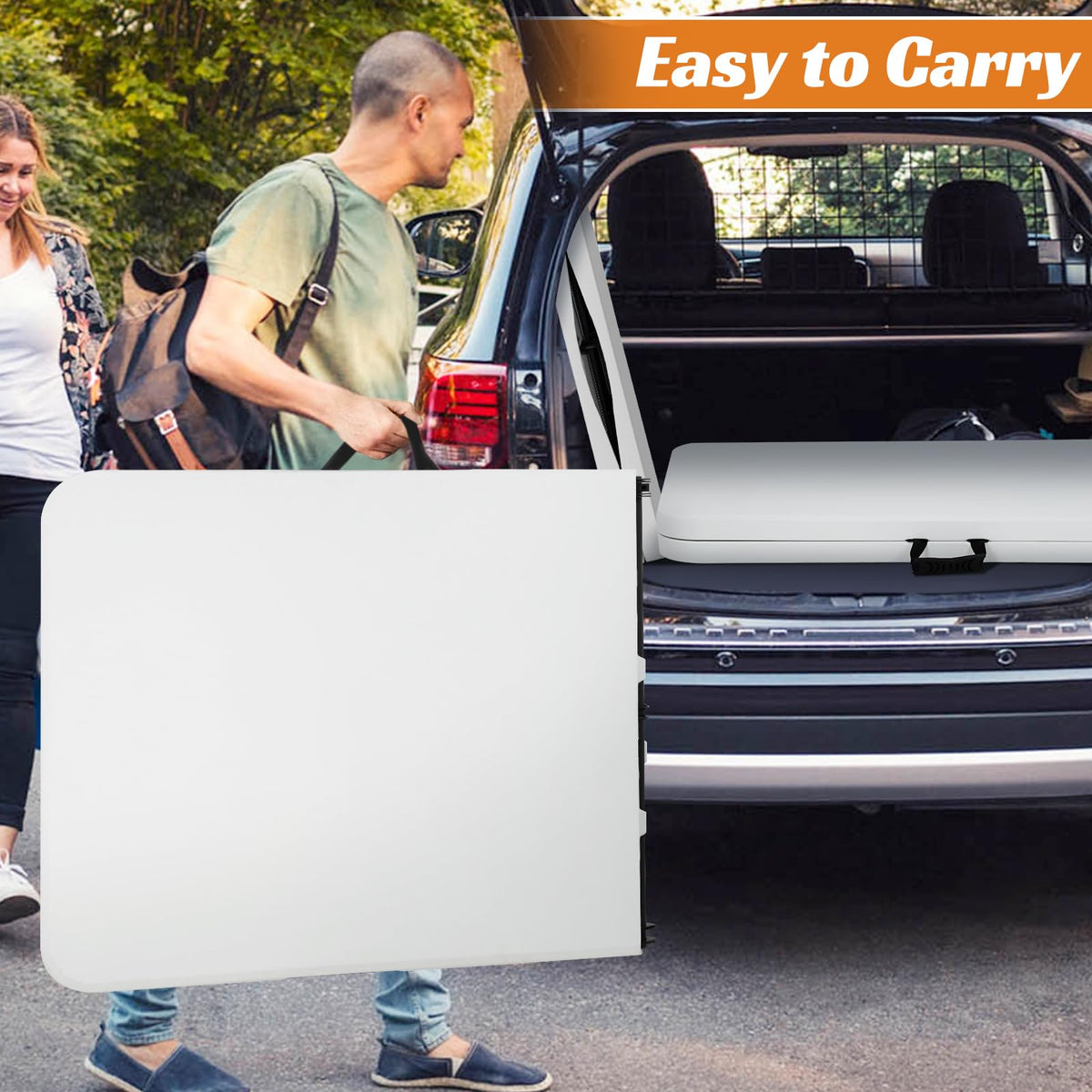 6 ft Heavy Duty Plastic Folding Table Y59931